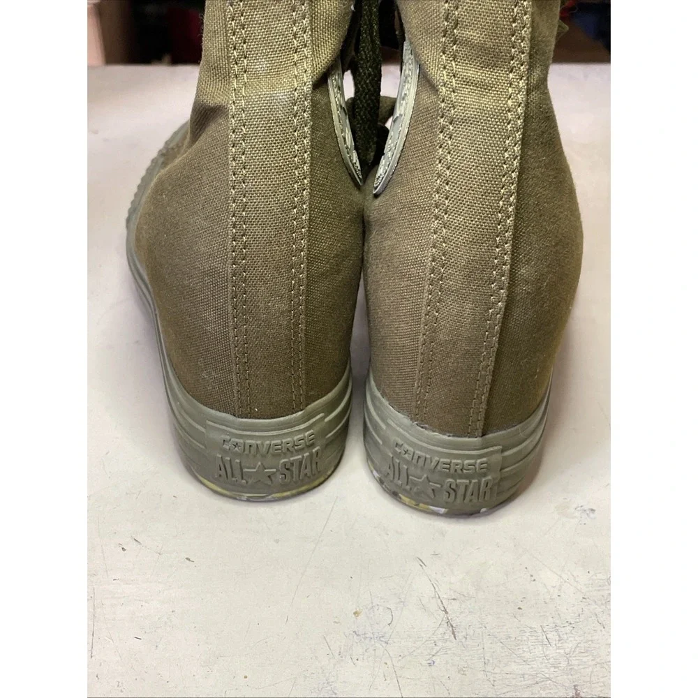 army green high top converse women's READ